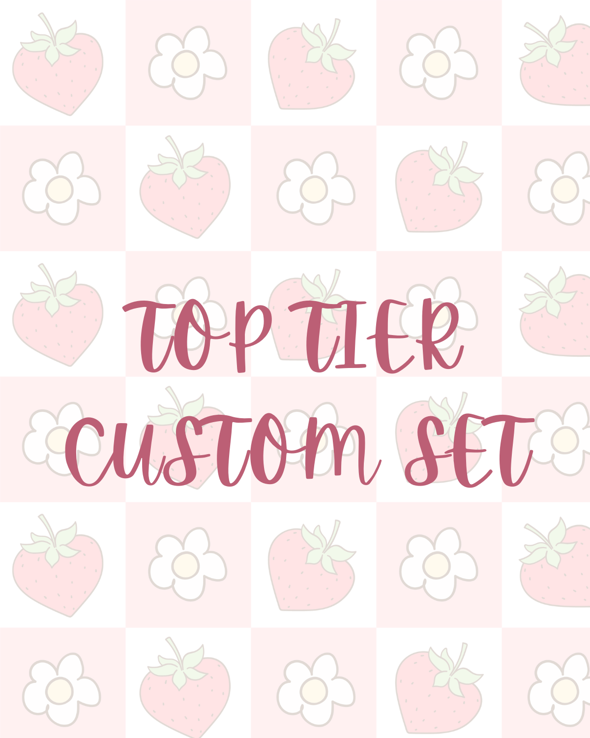 Top Tier Custom Design Set